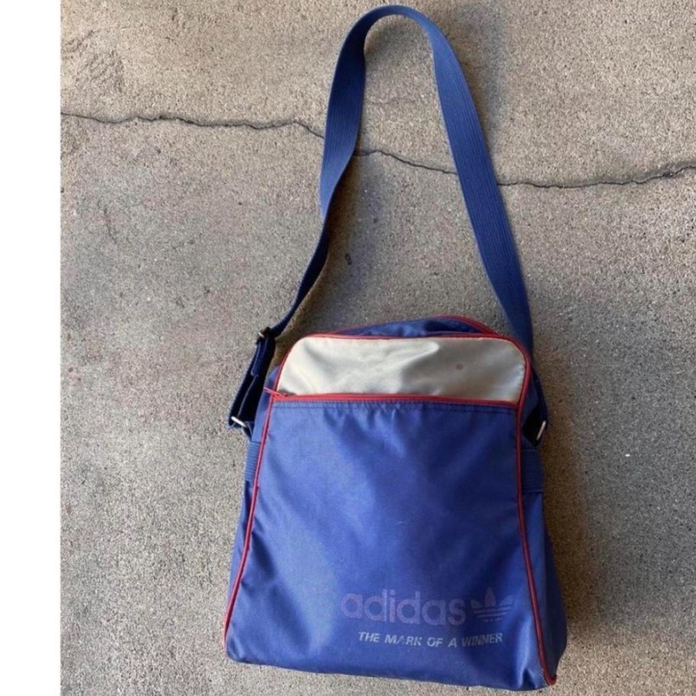 Vintage 1980s Japanese Adidas bag